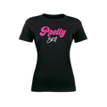 Copy of Pretty Sh!t Tee | Pink Script Graphic Shirt